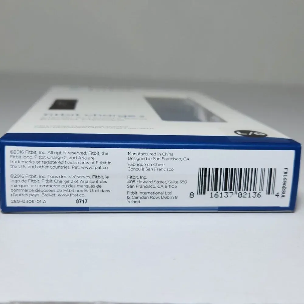 NIB Fitbit Charge 2 Classic Accessory Band - Large
